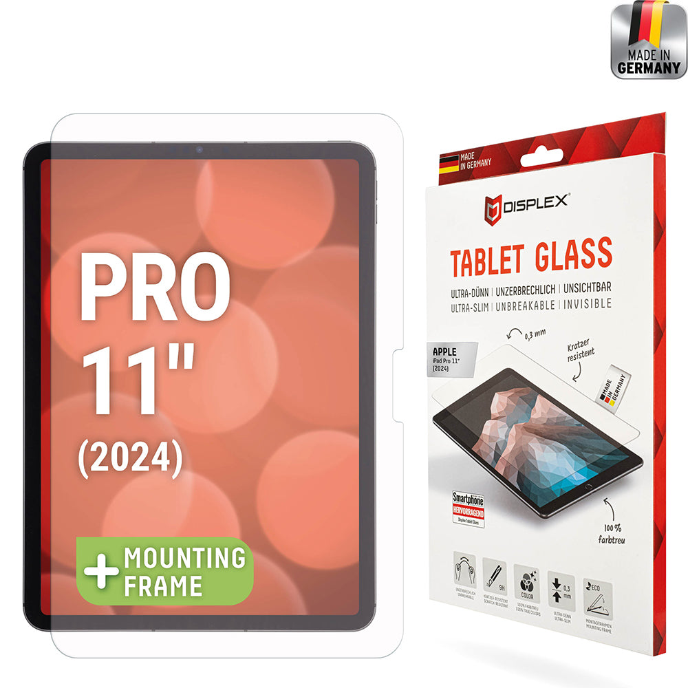 Displex - Premium Tablet FlexiGlass - iPad Pro 11 (2024) / iPad Pro 11 (2025) - Clear