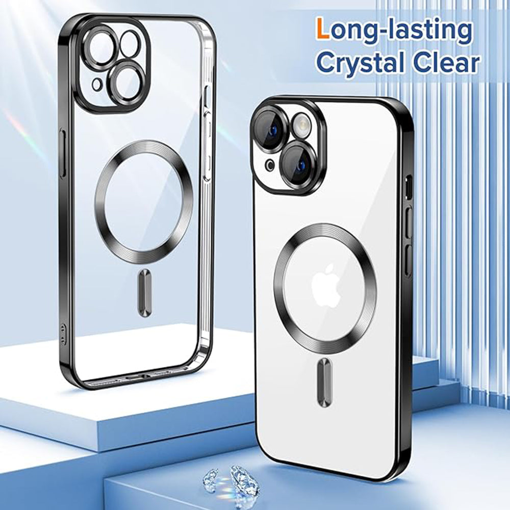 Techsuit - Luxury Crystal MagSafe - iPhone 14 Plus - Black