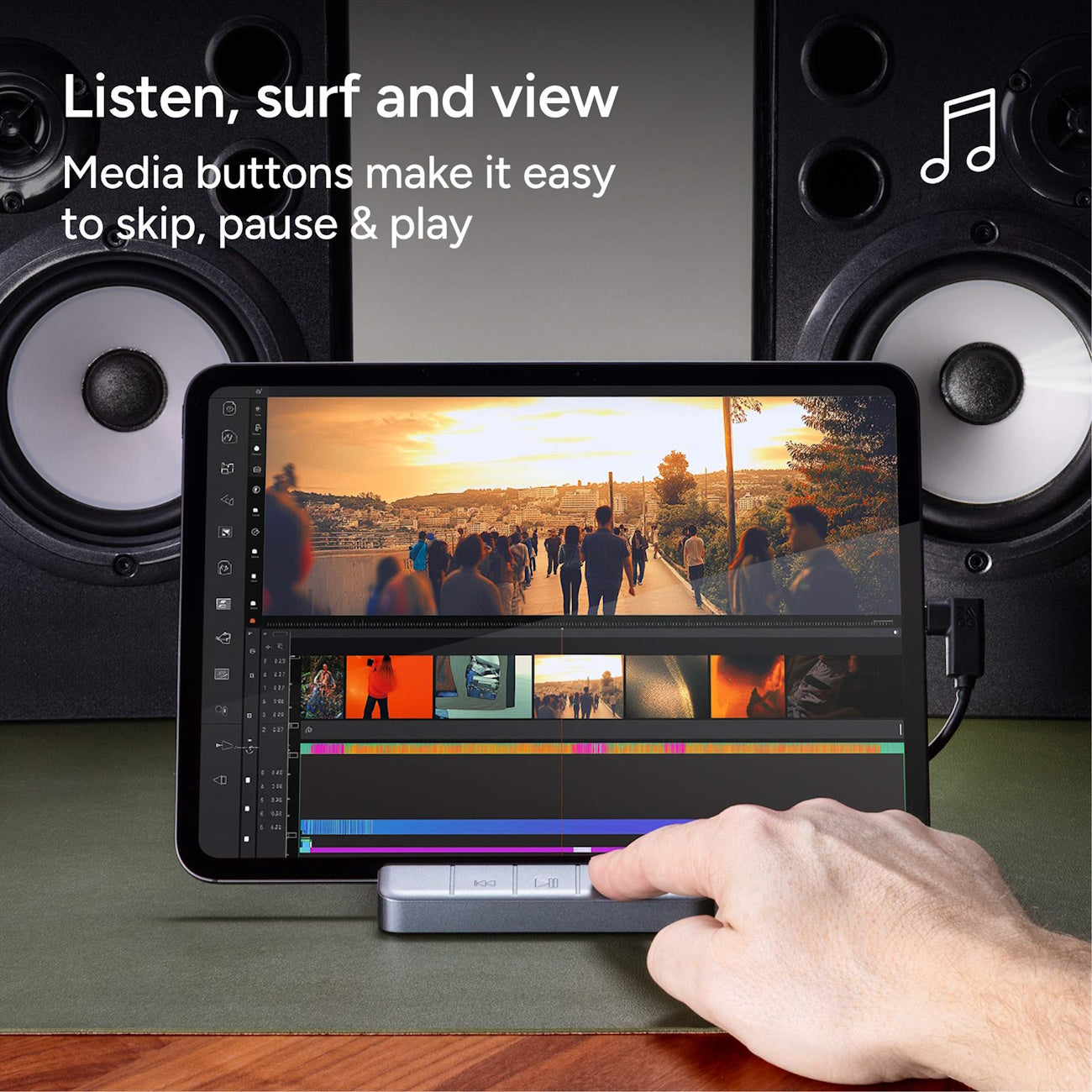 Zagg Media Hub 6 θέσεων μετατρέπει το Tablet σε Media Workstation