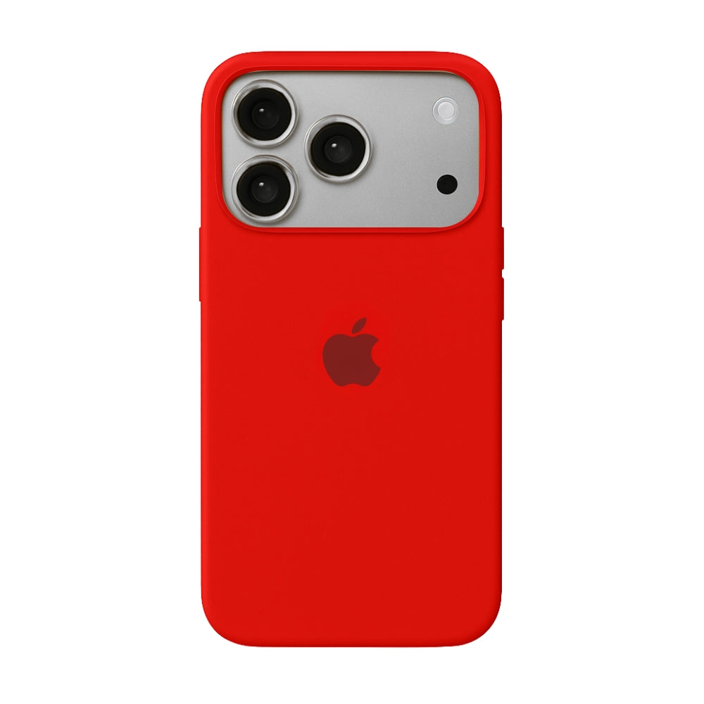 Θήκη Σιλικόνης iPhone 17 Pro Max - Κοκκίνο