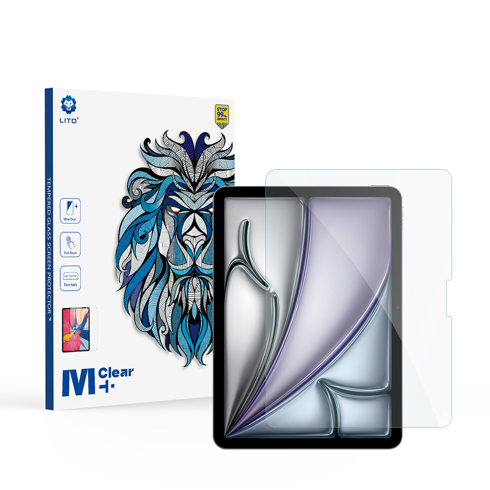 Lito - 2.5D Classic Glass - iPad Air 11 (2024) / Air 11 (2025) - Clear
