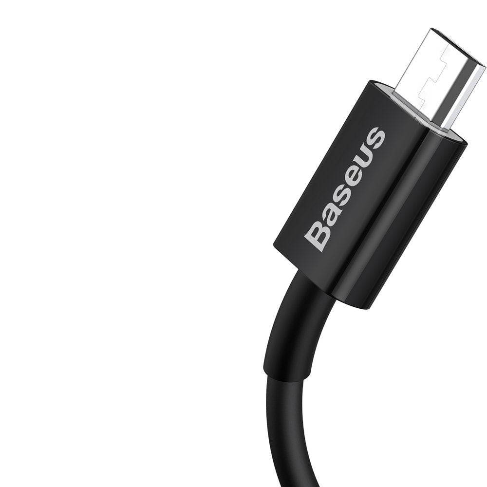 Baseus - Data Cable Superior Series (CAMYS-01) - USB to Micro-USB, 2A, 1m - Black