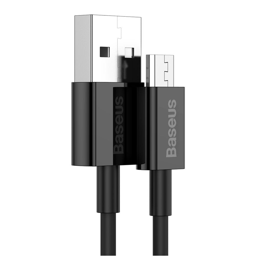 Baseus - Data Cable Superior Series (CAMYS-01) - USB to Micro-USB, 2A, 1m - Black