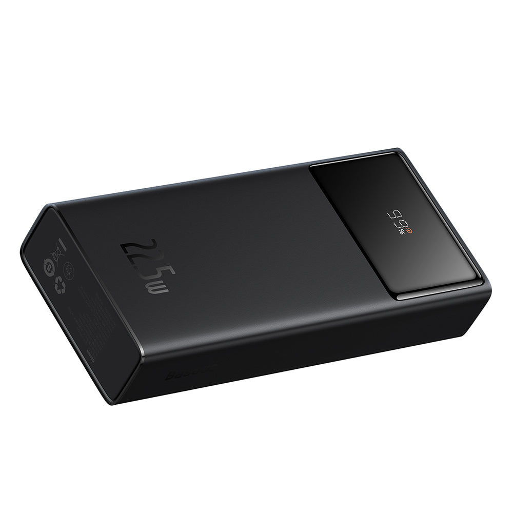 Baseus Power Bank Star-Lord 20000mAh 22.5W με 2x USB & USB-C, Καλώδιο Type-C 30cm – Μαύρο