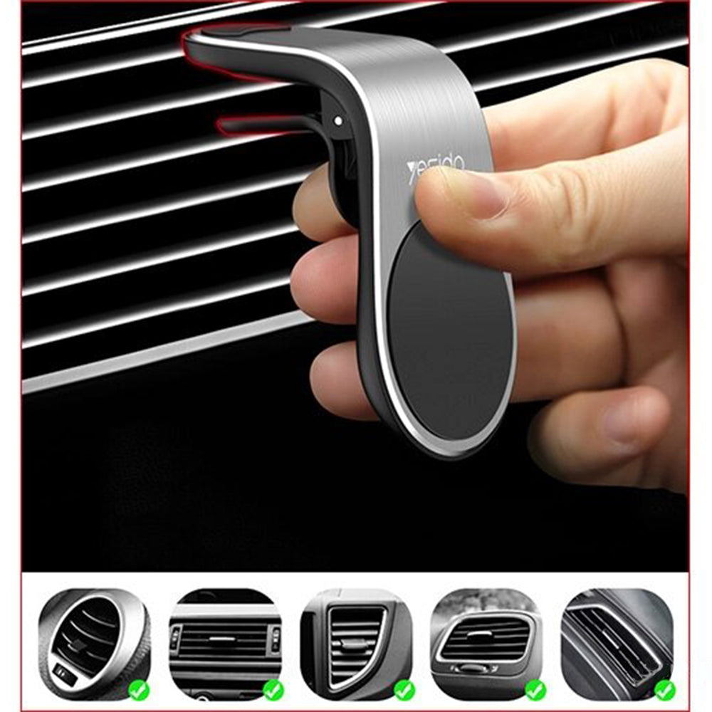 Yesido - Car Holder (C64) - Magnetic Grip for Air Vent - Black