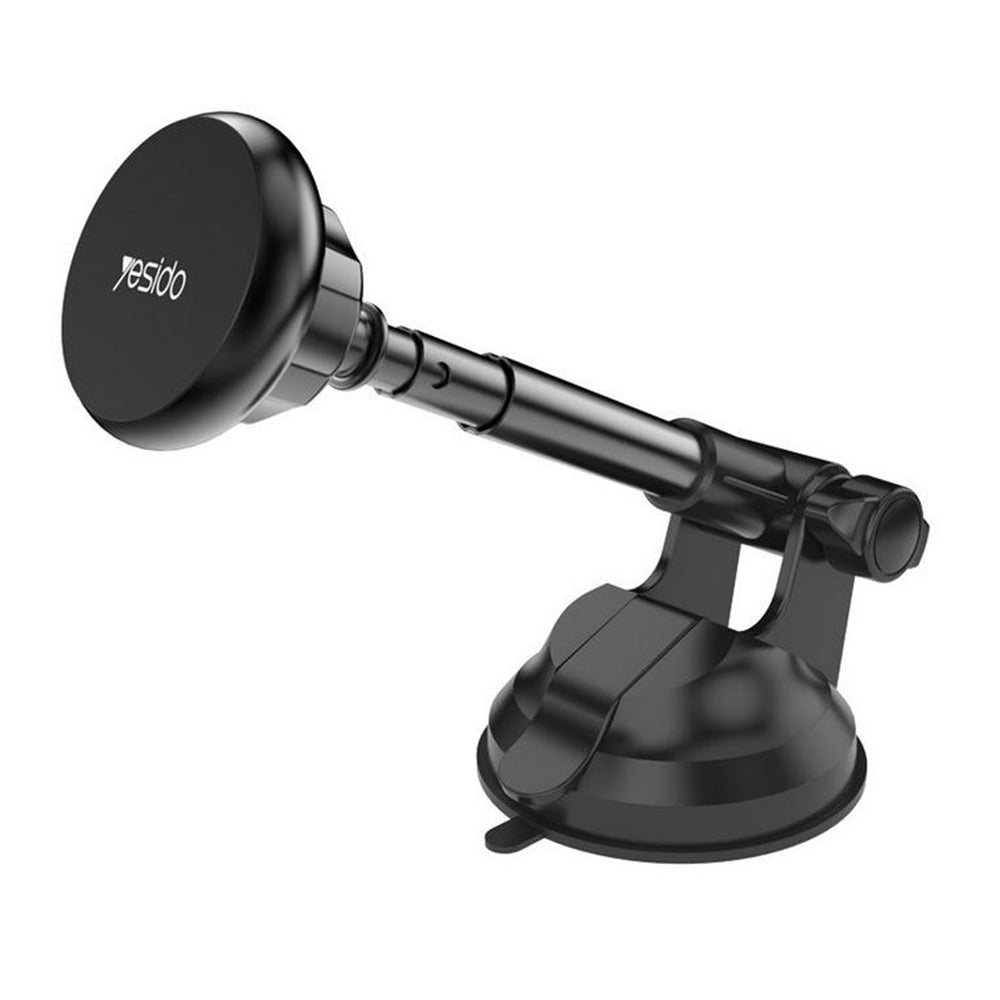 Yesido - Car Holder (C41) - Extendable Arm, 360° Rotation Angle, for Dashboard, Windshield - Black