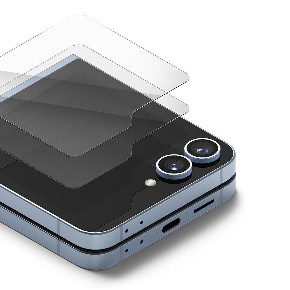 Ringke - Cover Display Tempered Glass (2 pack) - Galaxy Z Flip6 / Flip7 FE - Clear