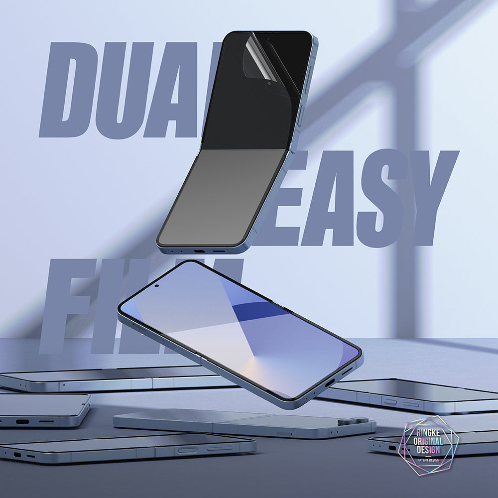 Ringke - Dual Easy Full (2 pack) - Galaxy Z Flip6 / Flip7 FE - Clear