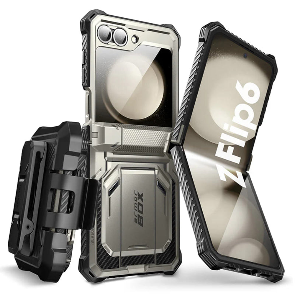 I-Blason - Armorbox - Samsung Galaxy Z Flip6 / Flip7 FE - Titan Gray