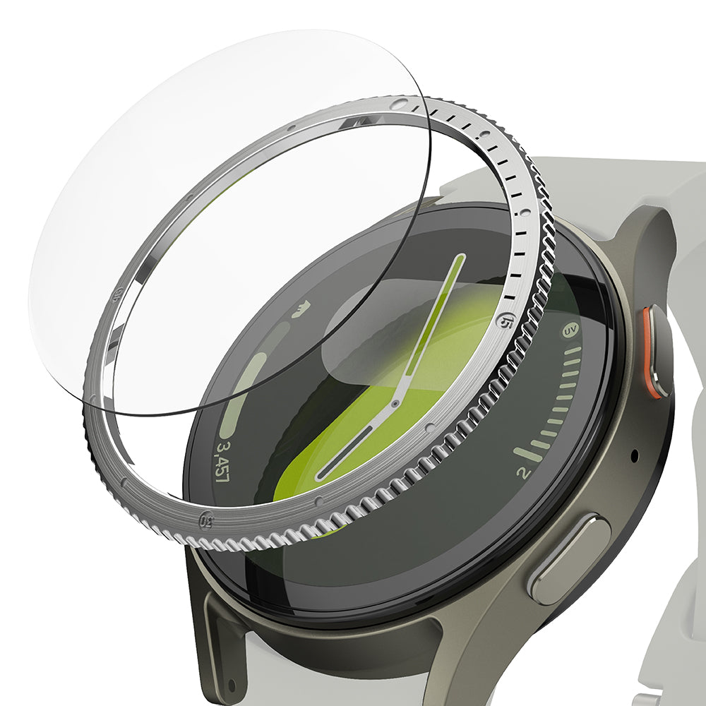 Ringke - Bezel Styling - Samsung Galaxy Watch7Â 40mm - Silver Pattern7 (CB-GW7-40-03)