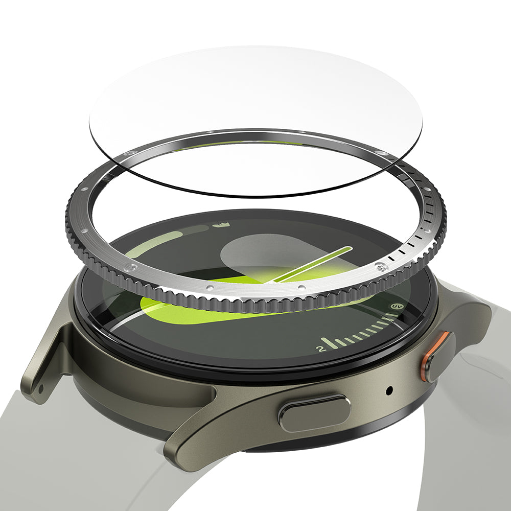 Ringke - Bezel Styling - Galaxy Watch7 40mm - Silver Pattern7 (CB-GW7-40-03)