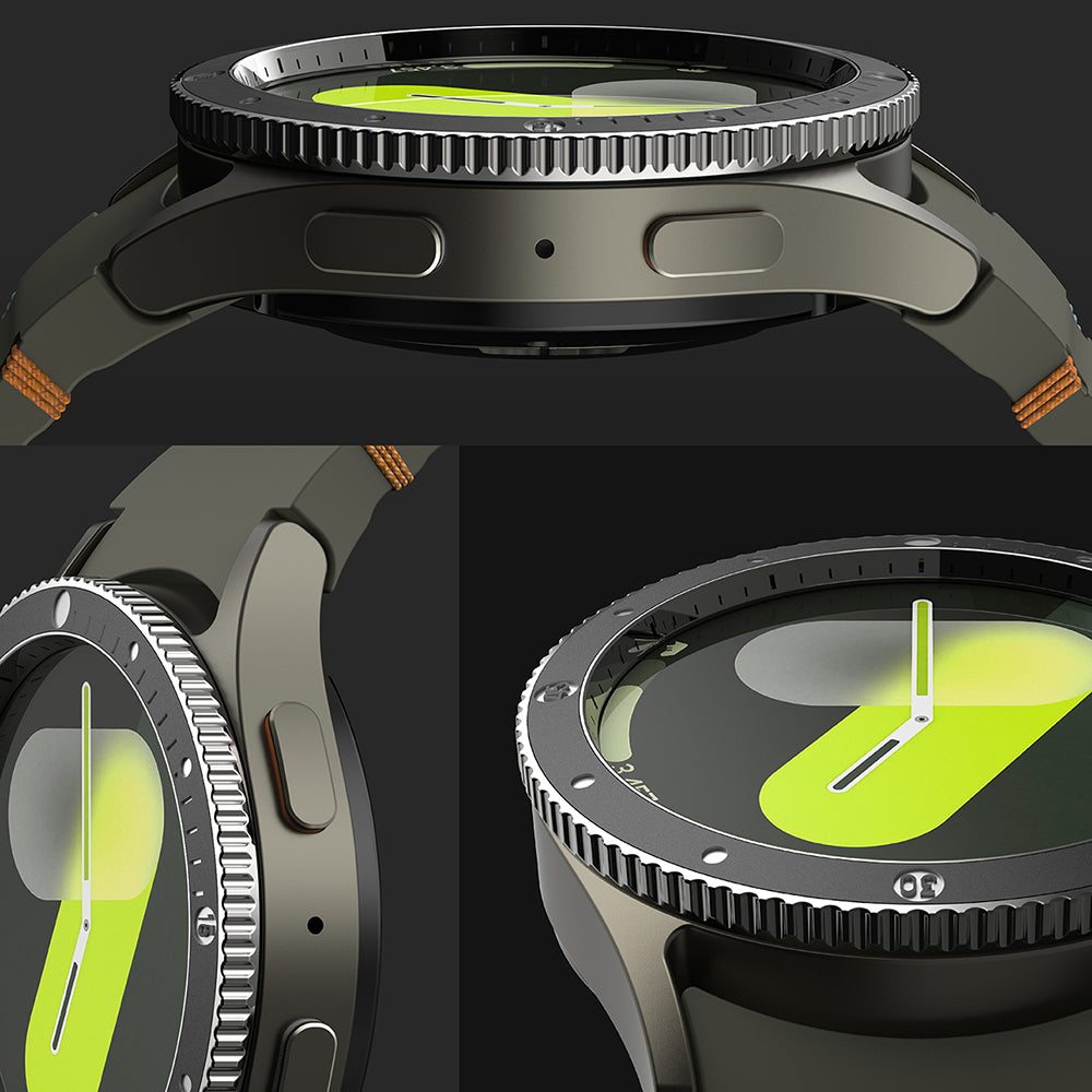 Ringke - Premium Bezel Styling - Galaxy Watch7 40mm - Black Pattern2 (CB-GW7-40-99)