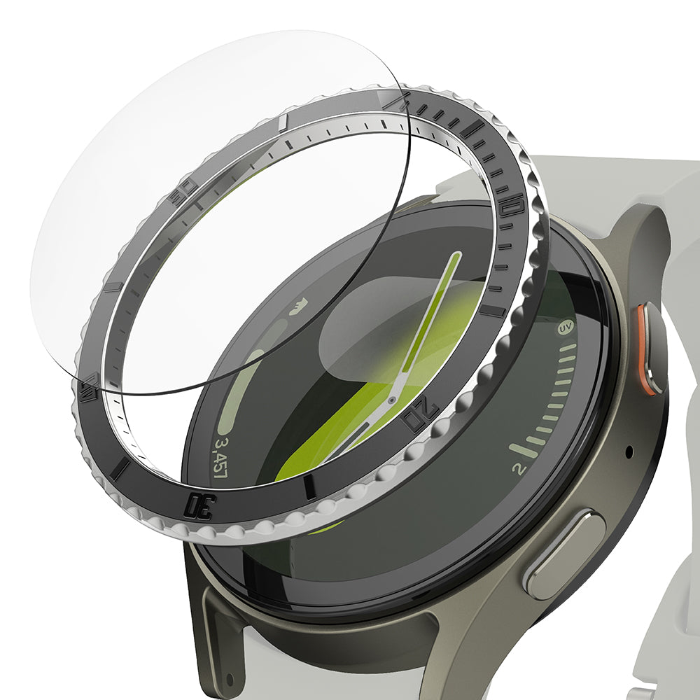 Ringke - Premium Bezel Styling - Samsung Galaxy Watch7Â 44mm - Black Pattern3 (CB-GW7-44-96)