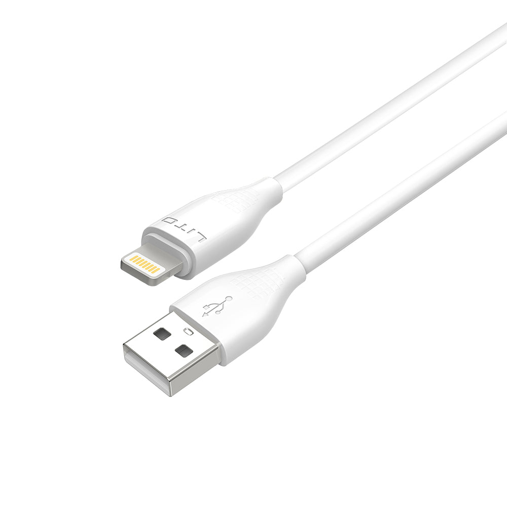 Lito - Data Cable (LD03L) - USB to Lightning, Fast Charging, 2.4A, 1m - White