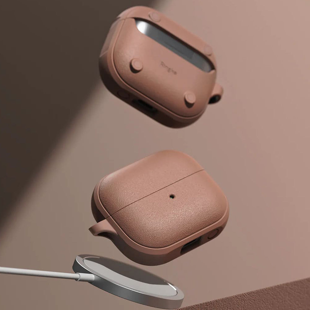 Ringke - Protection Case Onyx Magnetic - for Galaxy Buds 3 / 3 Pro / 3 FE, Non-Slip Texture - Constant Coral