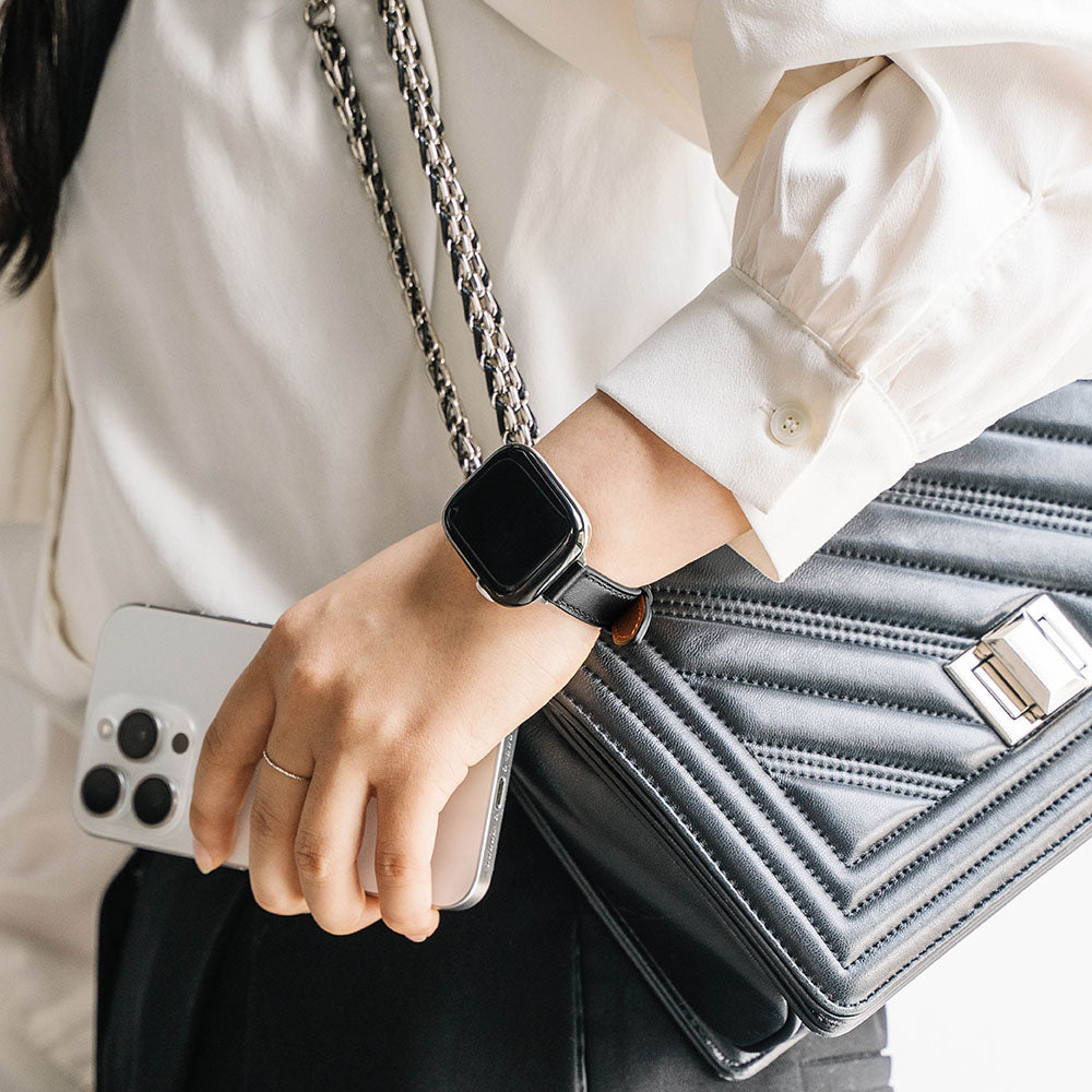 Ringke - Leather One Slim - Apple Watch SE 40mm - White