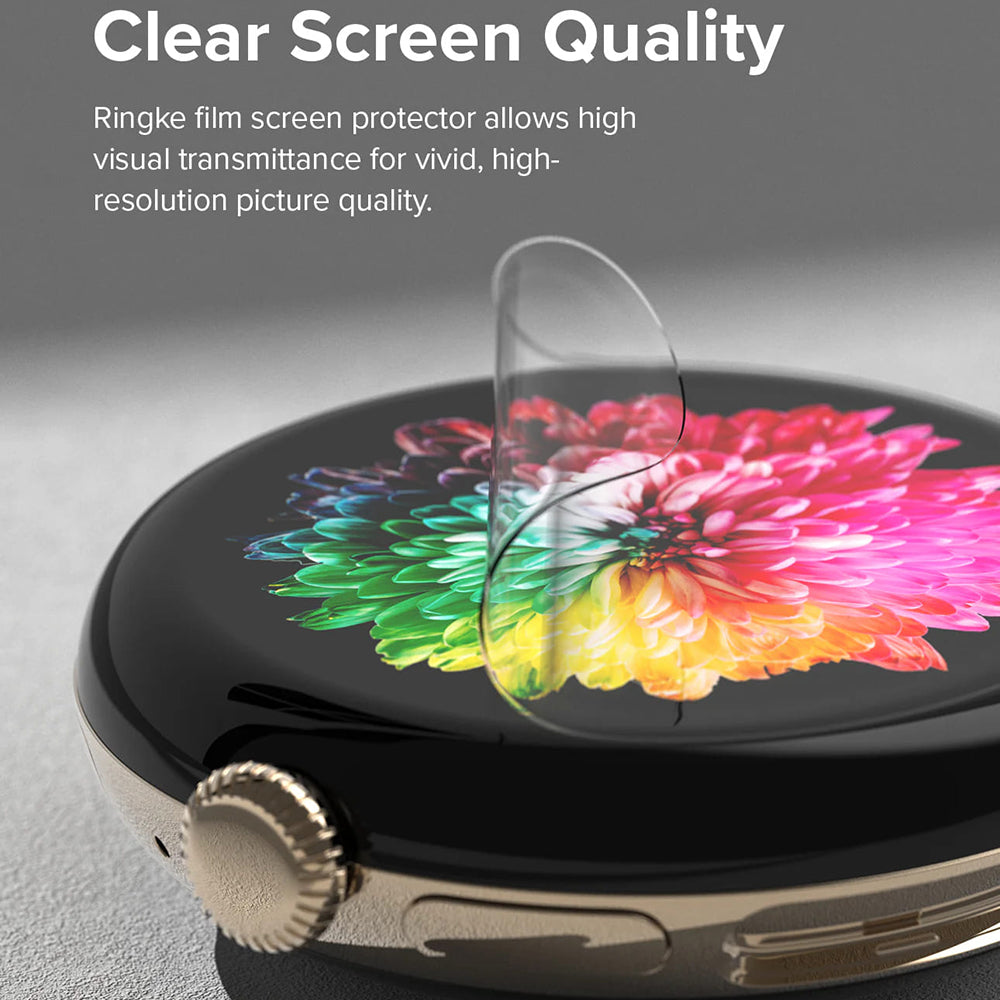 Ringke - Dual Easy Film (3 pack) - Google Pixel Watch 3 41mm - Clear