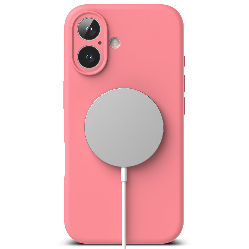 Ringke - Silicone Magnetic MagSafe - iPhone 16 Plus - Pink