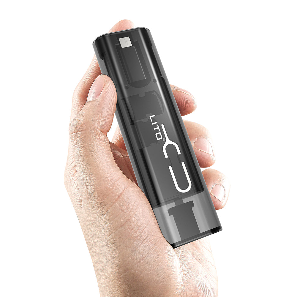 Lito - Mini Storage Box (LM01) - Multifunctional, Compact & Portable - Black