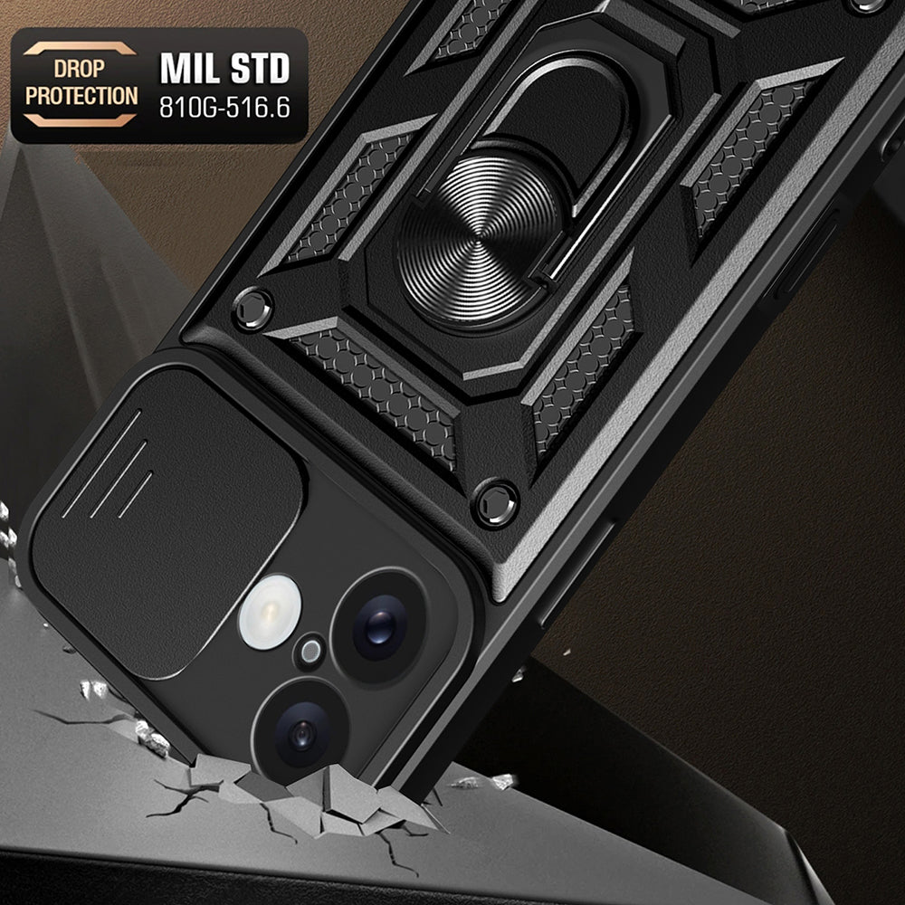 Techsuit - CamShield Series - iPhone 16 - Black