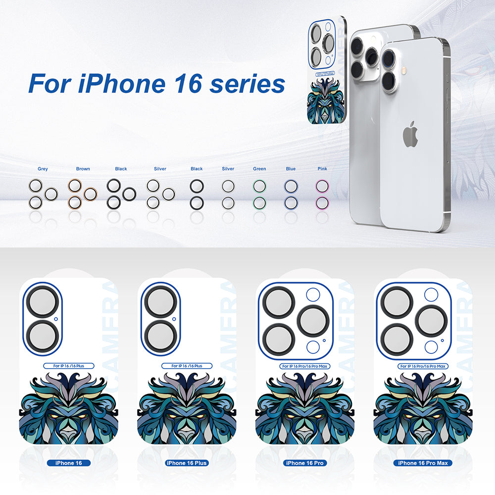 Lito - S+ Camera Glass Protector - iPhone 16 Pro / iPhone 16 Pro Max - Natural Titanium