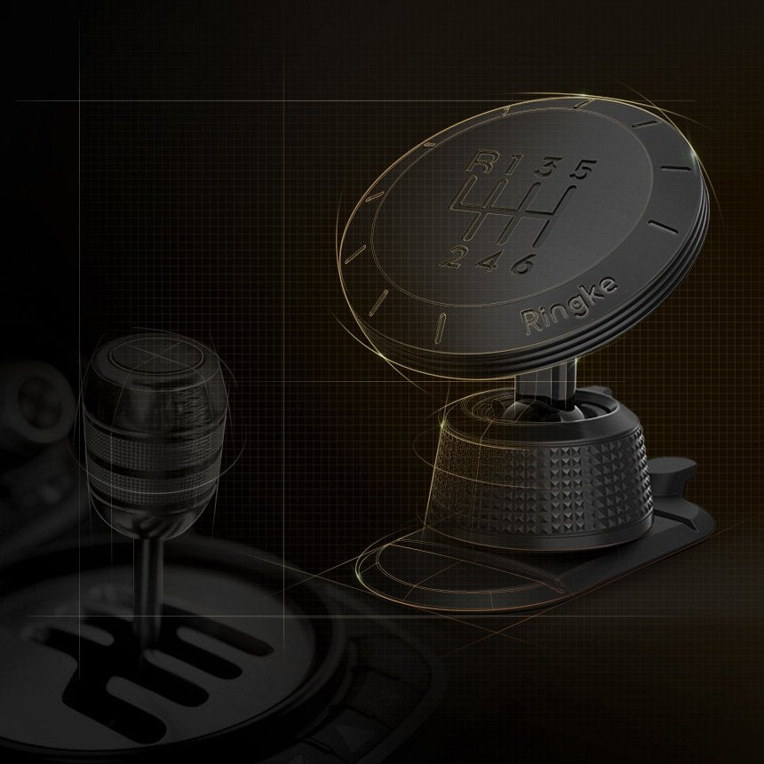 Ringke - Car Holder - Gear Mount Design for Dashboard - Black