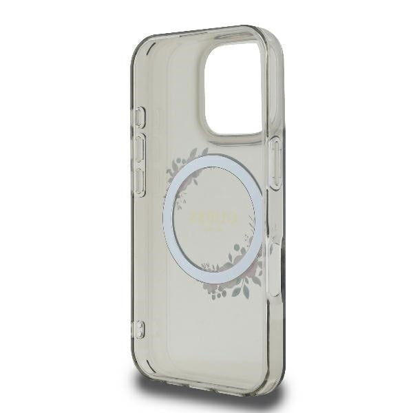Guess Magsafe “Flower Wreath” Hard Case Θήκη προστασίας από σκληρό πλαστικό – iPhone 16 Pro (Μαύρο – GUHMP16LHFWFCK)