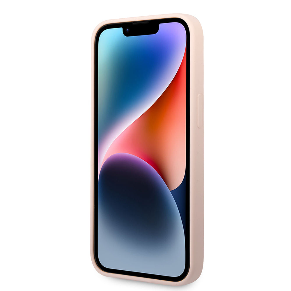 Karl Lagerfeld - Silicone MagSafe (KLHMP14MSSKCI) - iPhone 14 Plus - Light Pink Karl&Choupette