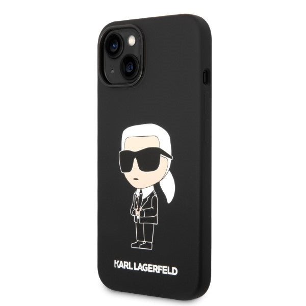 Karl Lagerfeld - Silicone MagSafe (KLHMP14MSNIKBCK) - iPhone 14 Plus - Ikonik