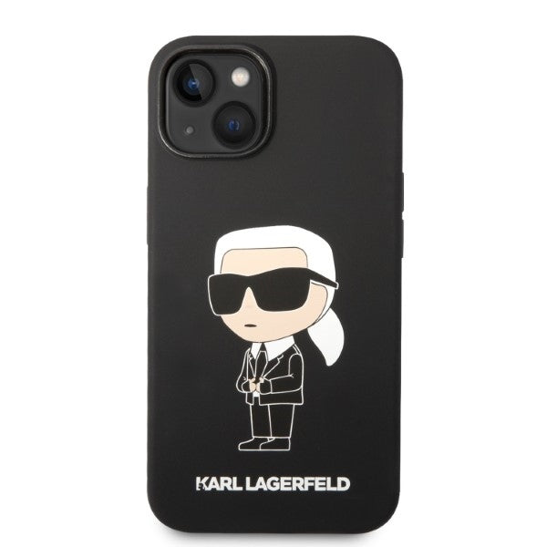 Karl Lagerfeld - Silicone MagSafe (KLHMP14MSNIKBCK) - iPhone 14 Plus - Ikonik