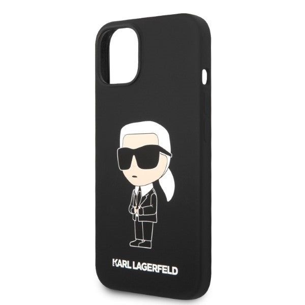 Karl Lagerfeld - Silicone MagSafe (KLHMP14MSNIKBCK) - iPhone 14 Plus - Ikonik