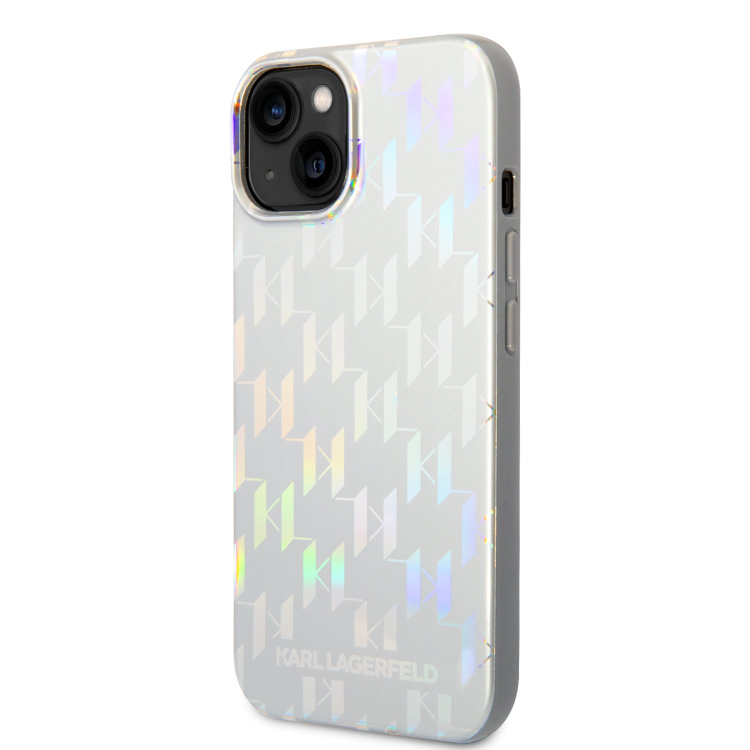 Karl Lagerfeld - Hardcase Monogram (KLHCP14MLGMMSV3) - iPhone 14 Plus - Iridescent