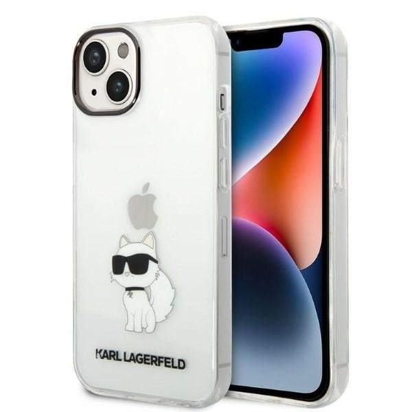 Karl Lagerfeld Ikonik Back Cover Case Choupette Διάφανη θήκη προστασίας από TPU / PC – iPhone 14 Plus (Clear)