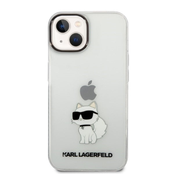 Karl Lagerfeld Ikonik Back Cover Case Choupette Διάφανη θήκη προστασίας από TPU / PC – iPhone 14 Plus (Clear)