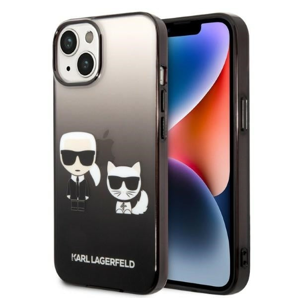 Karl Lagerfeld - Hardcase (KLHCP14MTGKCK) - iPhone 14 Plus - Gradient Ikonik Karl&Choupette