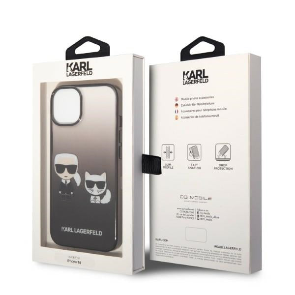 Karl Lagerfeld - Hardcase (KLHCP14MTGKCK) - iPhone 14 Plus - Gradient Ikonik Karl&Choupette