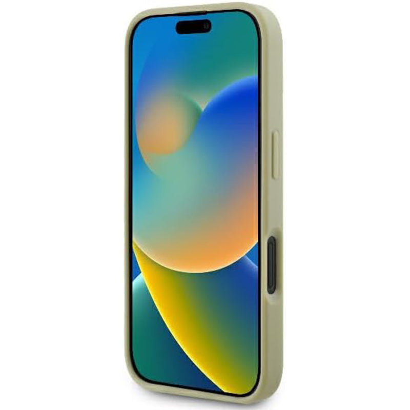 Guess Fixed Glitter Big 4G Logo Case Θήκη προστασίας από σιλικόνη – iPhone 16 (Χρυσό – GUHCP16SHG4SGD)