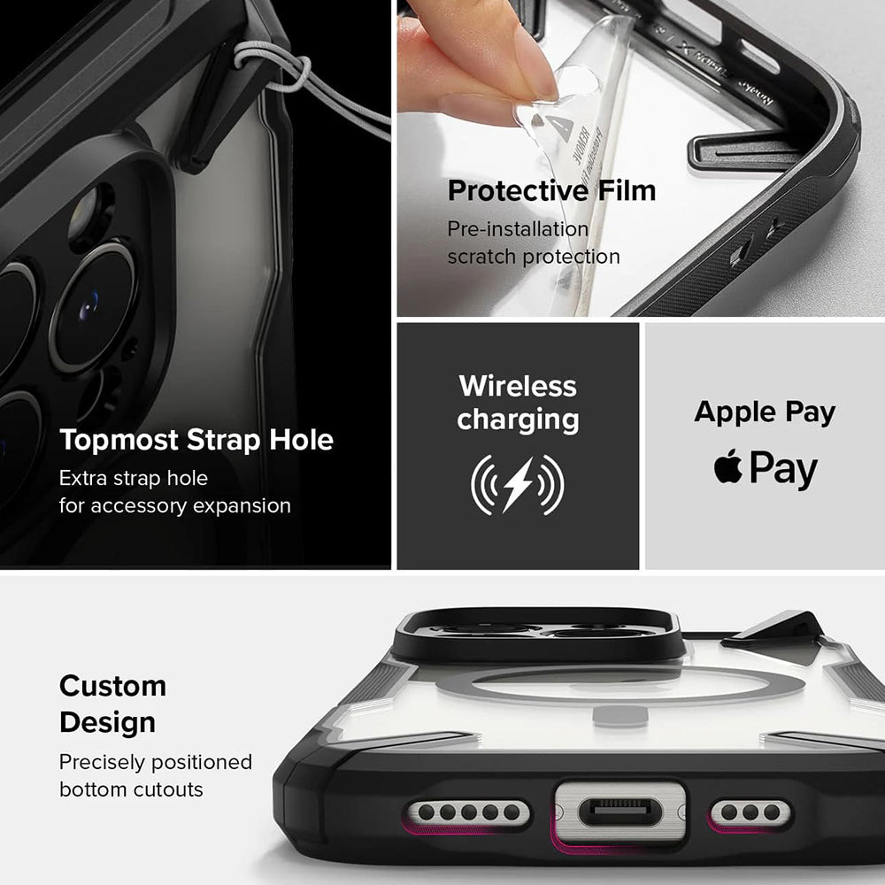 Ringke - Fusion X MagSafe - iPhone 16 - Black