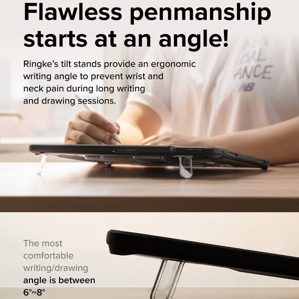 Ringke - Fusion Sketch Stand - iPad Air 13 (2024) / Air 13 (2025) - Smoke Black