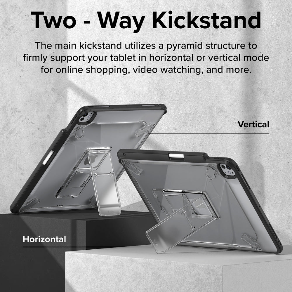 Ringke - Fusion Sketch Stand - iPad Air 13 (2024) / Air 13 (2025) - Smoke Black