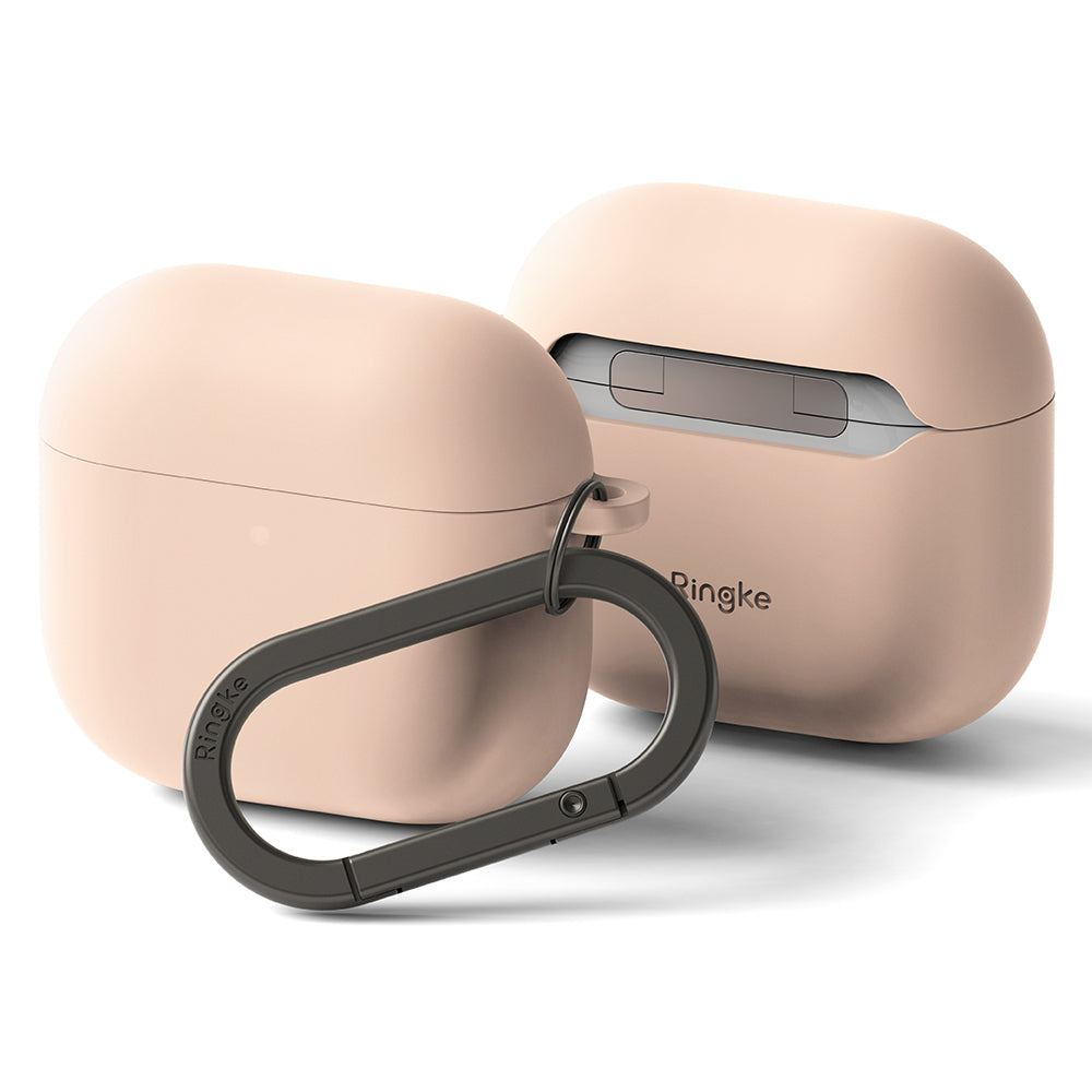 Ringke - Silicone - Apple AirPods 4 - Pink Sand