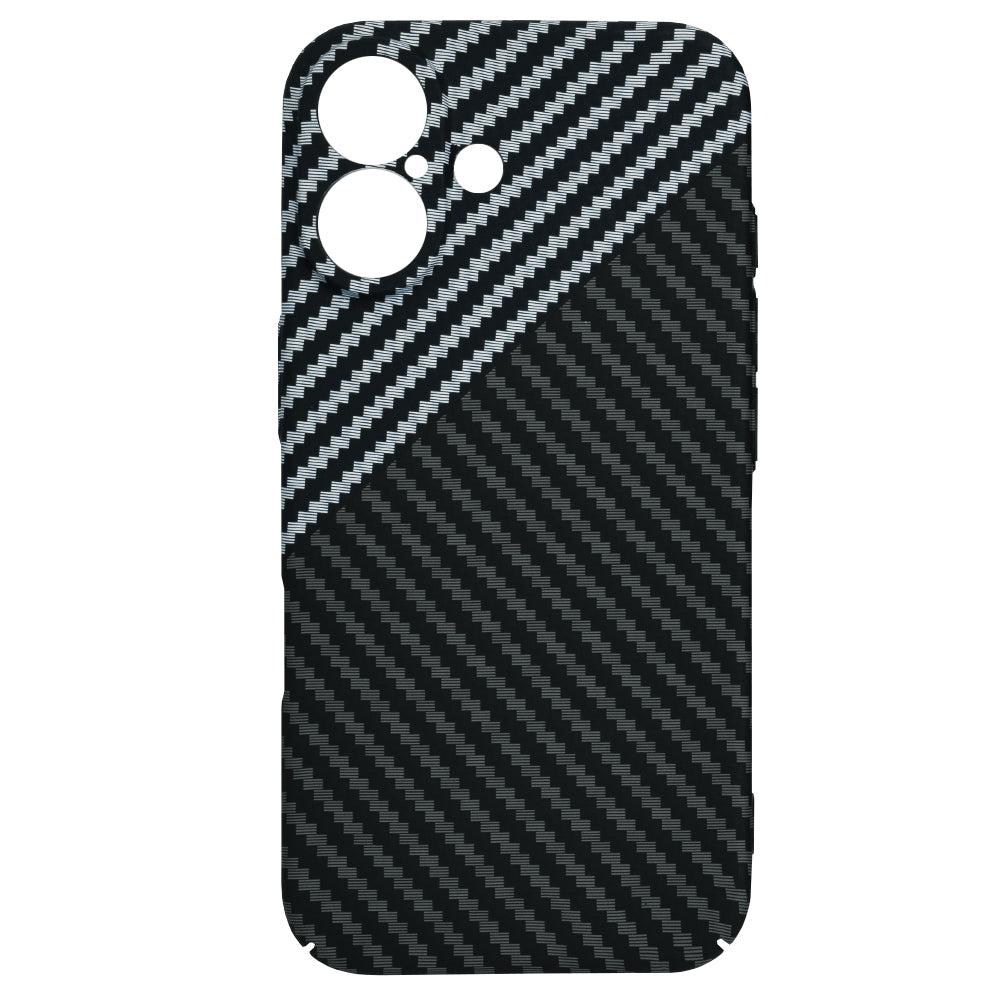 Techsuit - Carbonite FiberShell - iPhone 16 - Stealth Gray
