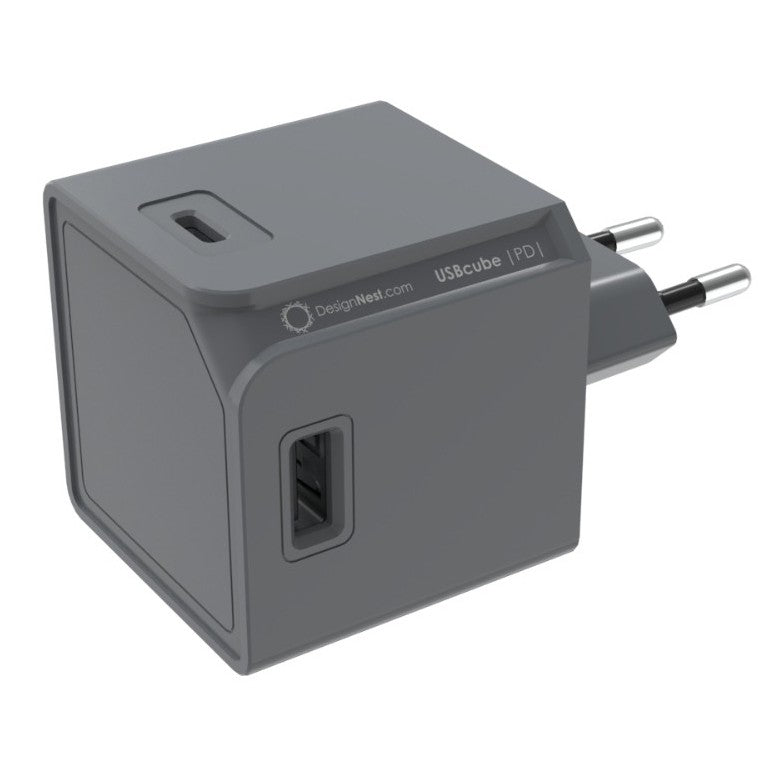 Allocacoc για USBcube Original για USB A+C για 65W για Γκρι DH1253GY/EUPD65 – PhoneBazaar