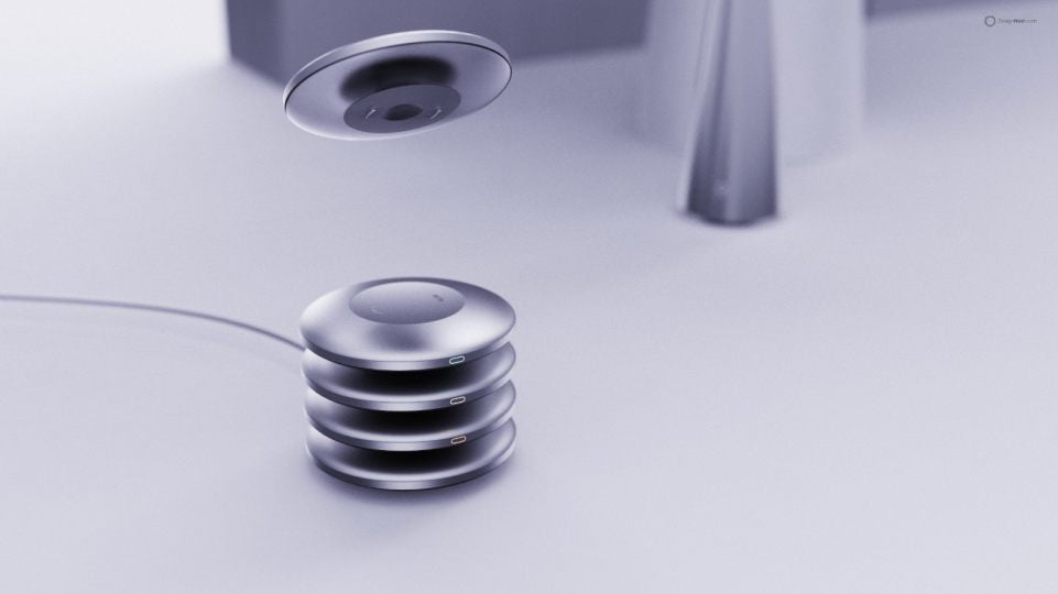 DesignNest UFO Light 360 Modular – Πολυμορφικός Φωτισμός με Στυλ (Γκρι)