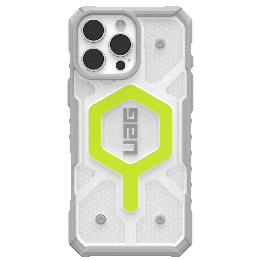 UAG - Pathfinder Clear Magsafe - iPhone 16 Pro - Active Neon