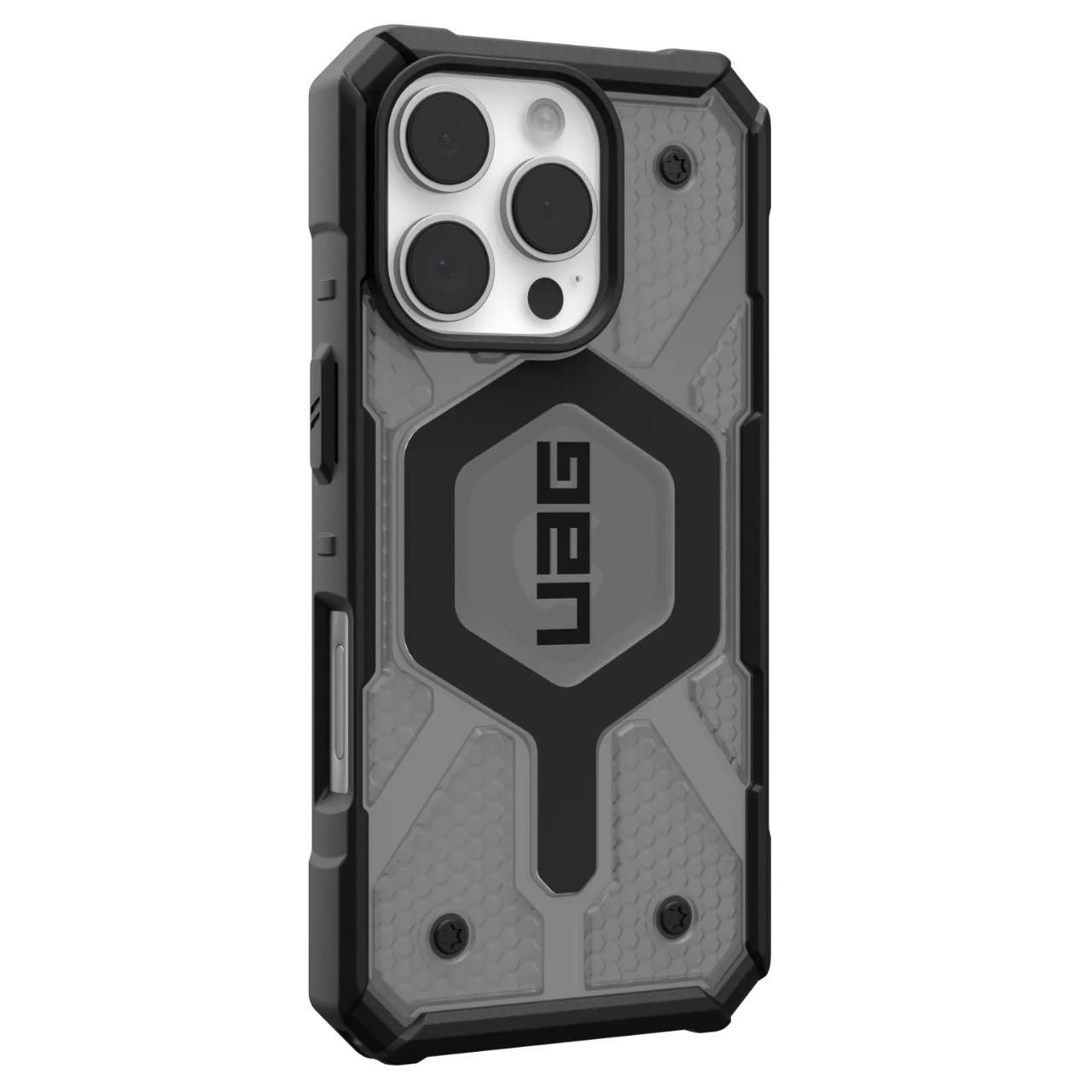 UAG - Pathfinder Clear MagSafe - iPhone 16 Pro - Ash / Black