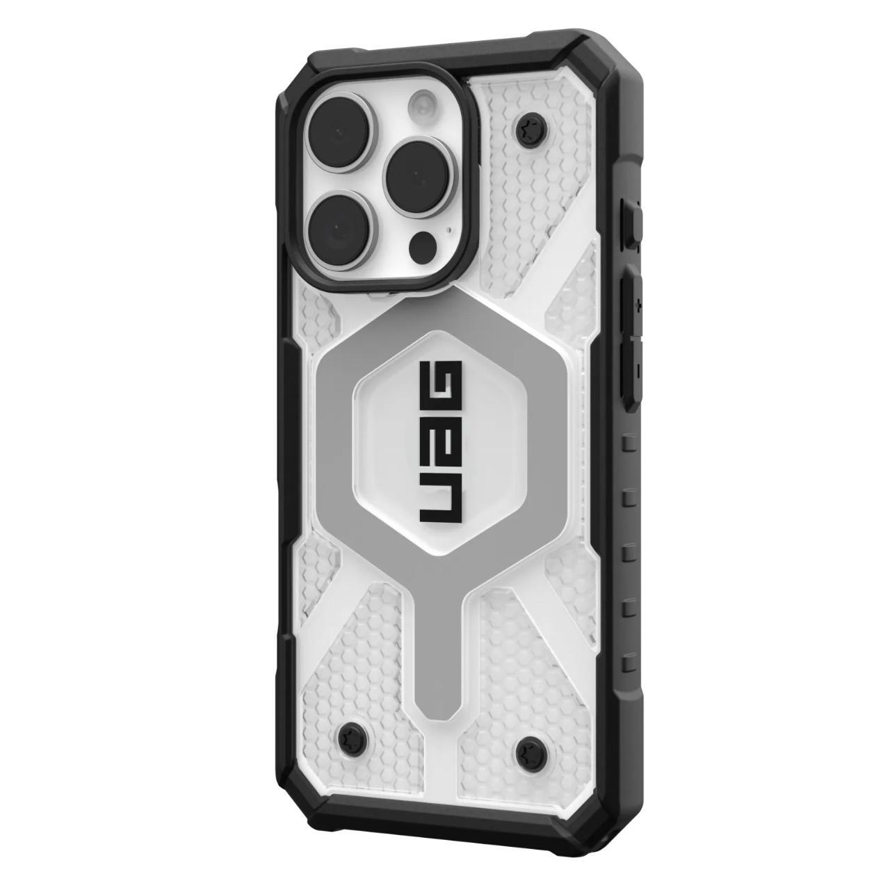 UAG - Pathfinder Clear MagSafe - iPhone 16 Pro Max - Ice / Silver