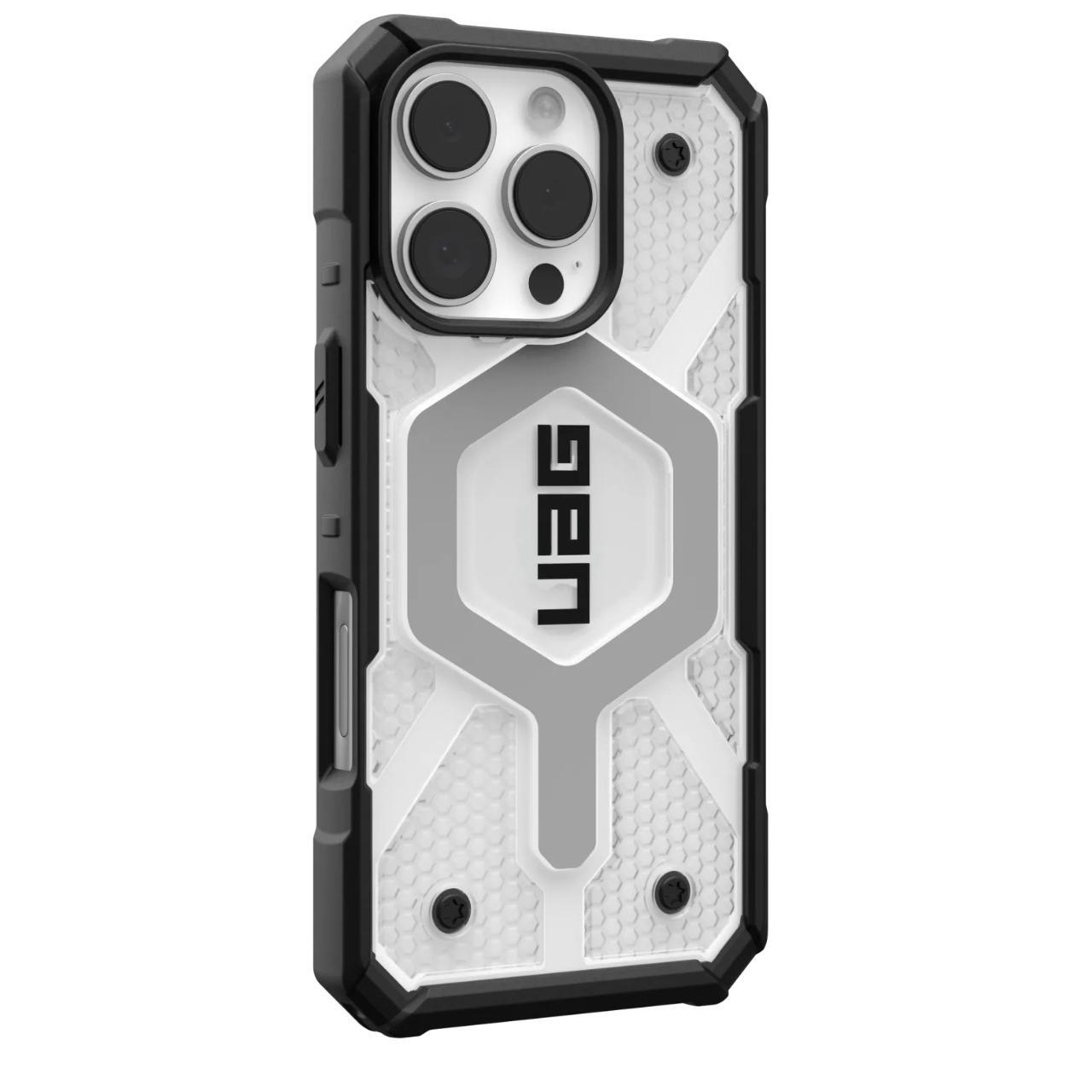 UAG - Pathfinder Clear MagSafe - iPhone 16 Pro Max - Ice / Silver