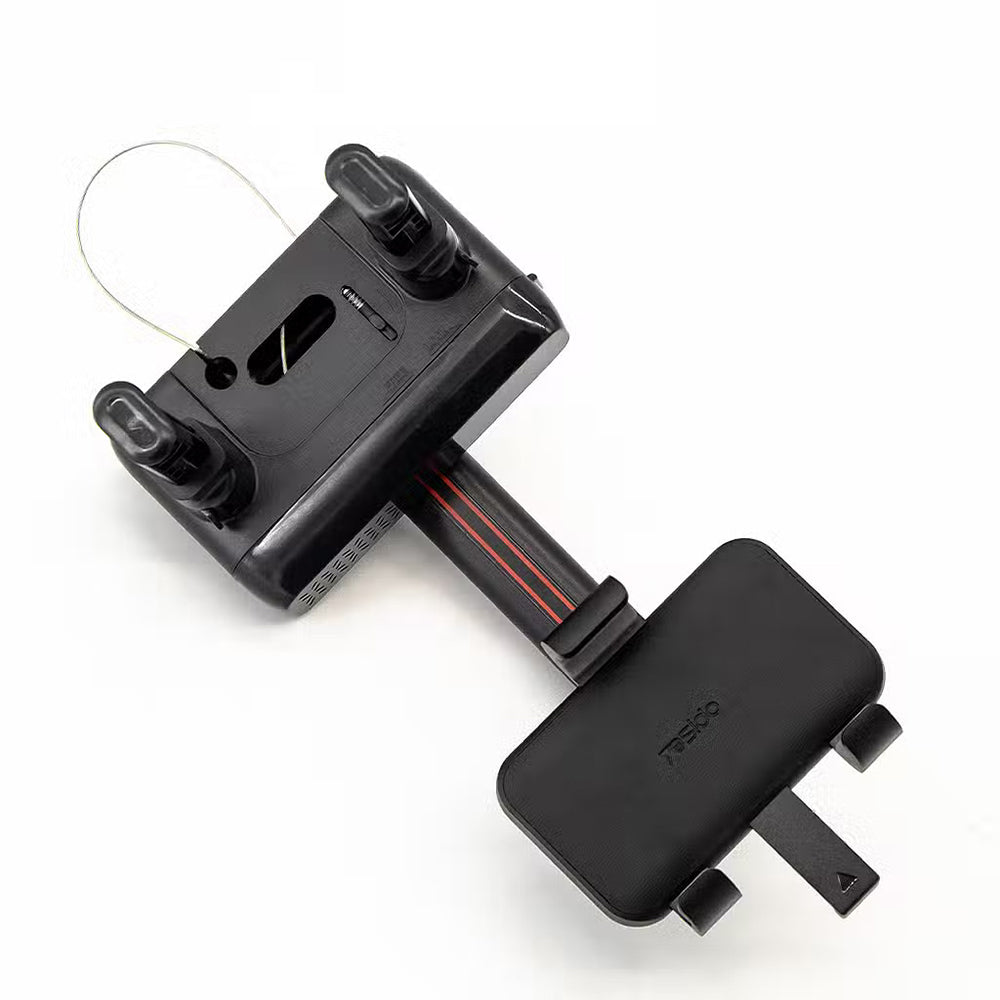 Yesido - Car Holder (C265) - Adjustable Multi-Angle, 360° Rotation, Spring Clip, for Rearview Mirror - Black