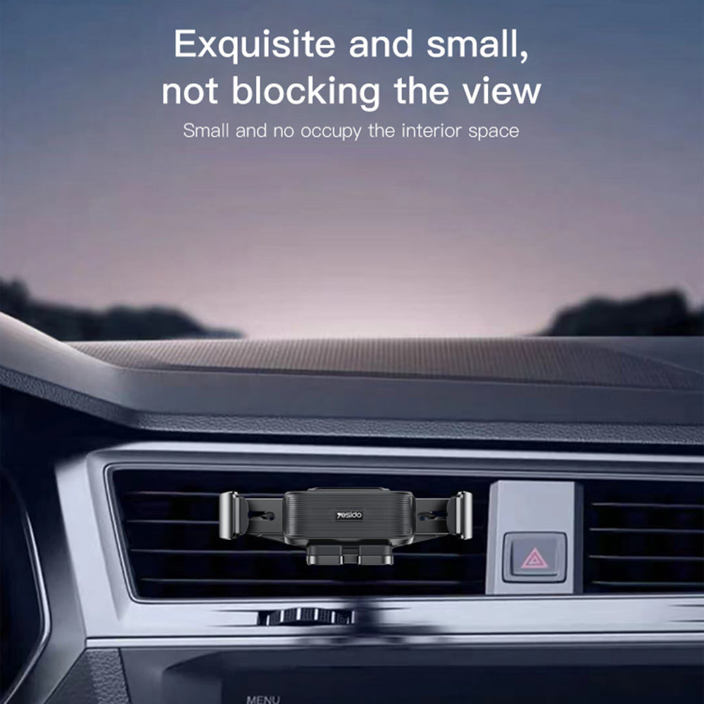 Yesido - Car Holder (C166) - Gravity Grip for Air Vent - Black